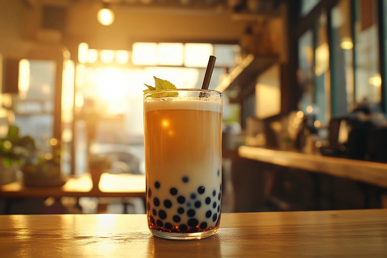 boba pearls tea cover