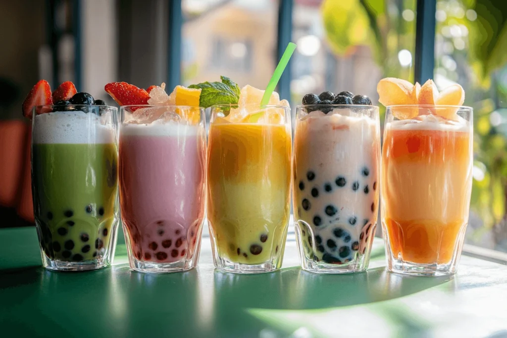 Boba Tea Flavor Variations