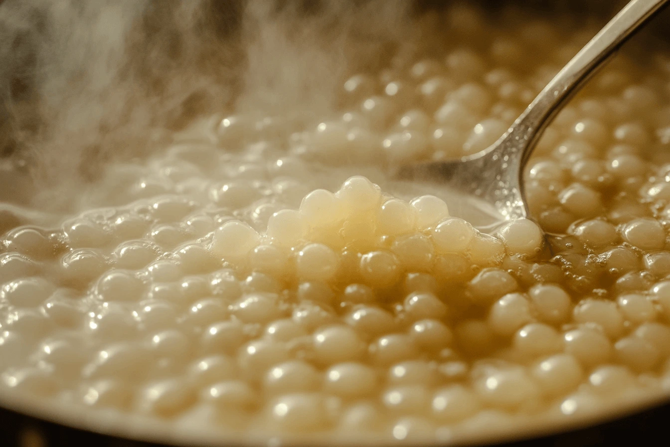 Cooking Tapioca Pearls Bobba