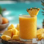 easy fresh pineapple juice breakfast