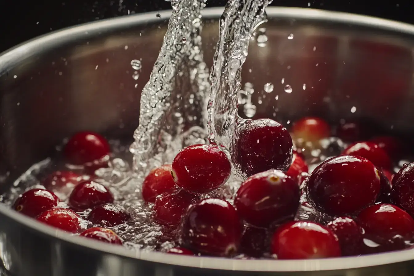 Cranberry Juice Preparation